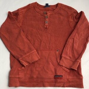 Naartjie coral thermal Henley shirt L = 5 yrs old